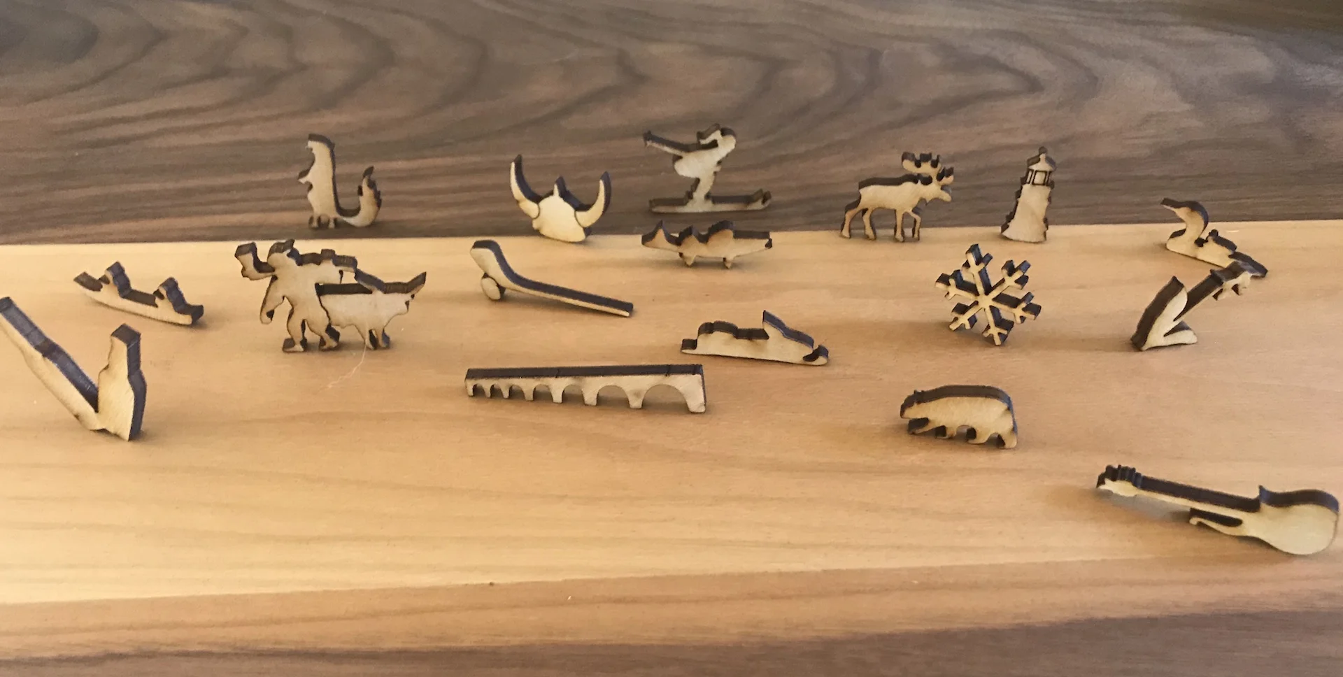 Minnesota Wooden Puzzle - Blue — Big Stick Studio